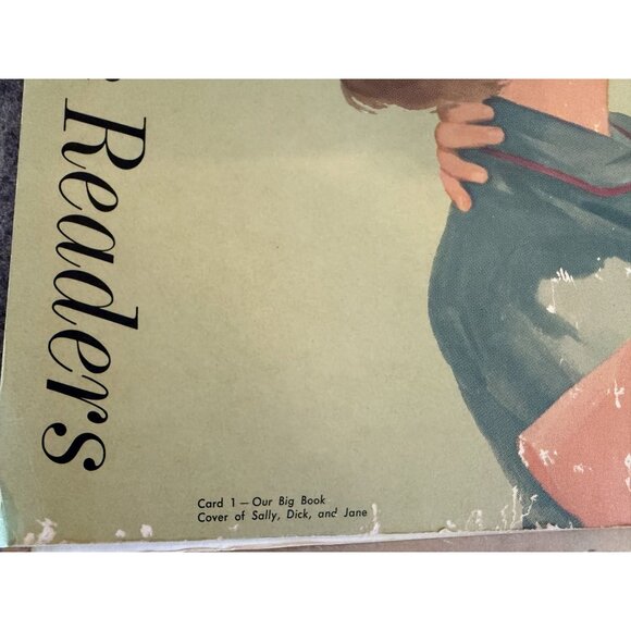 Vintage Complete Set 16 Sally Dick and Jane Teachers Poster Easel Cards 19" X 20 - Picture 3 of 13